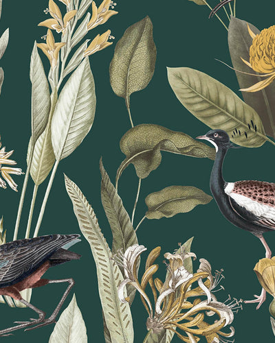 Glasshouse Green Wallpaper