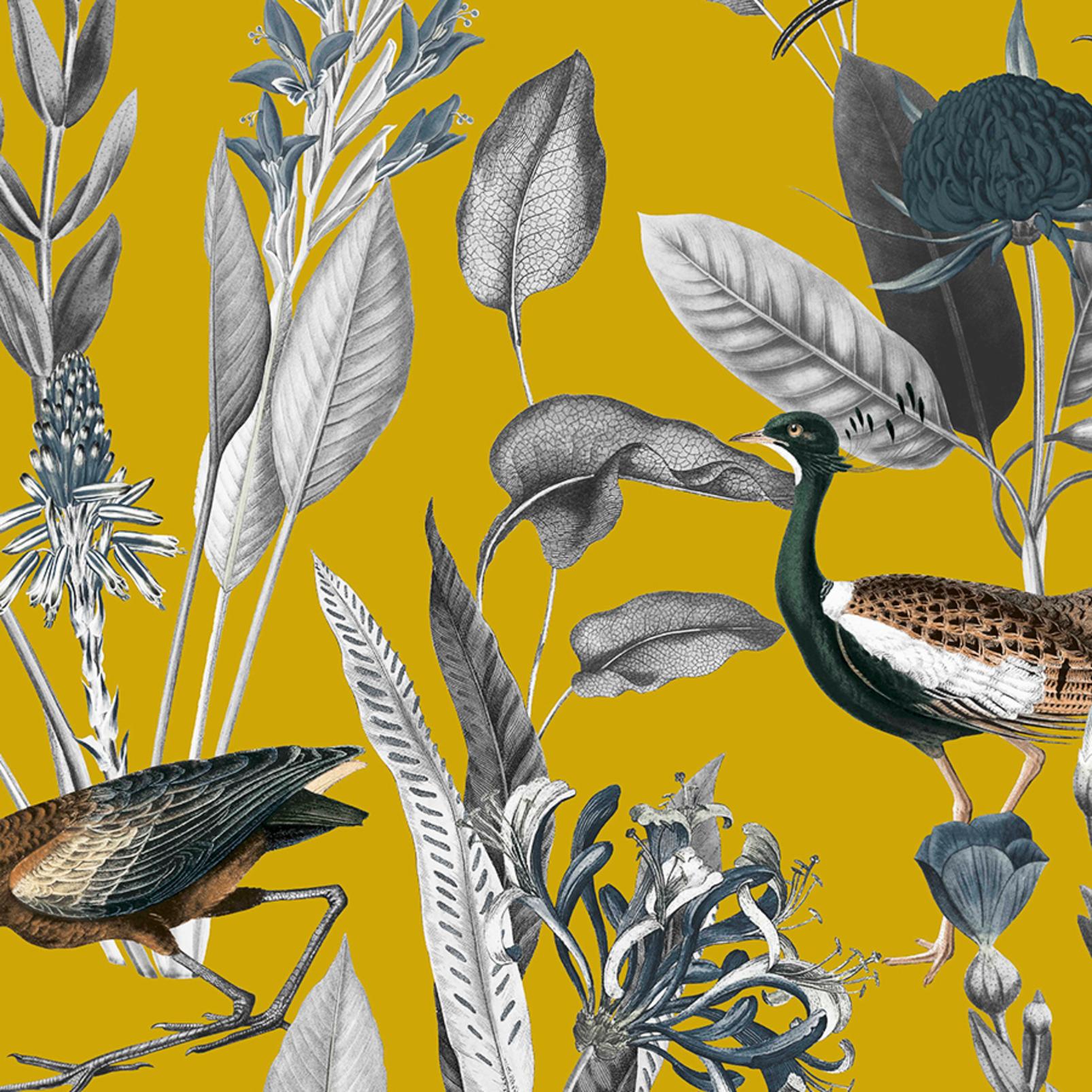 Glasshouse Mustard Wallpaper
