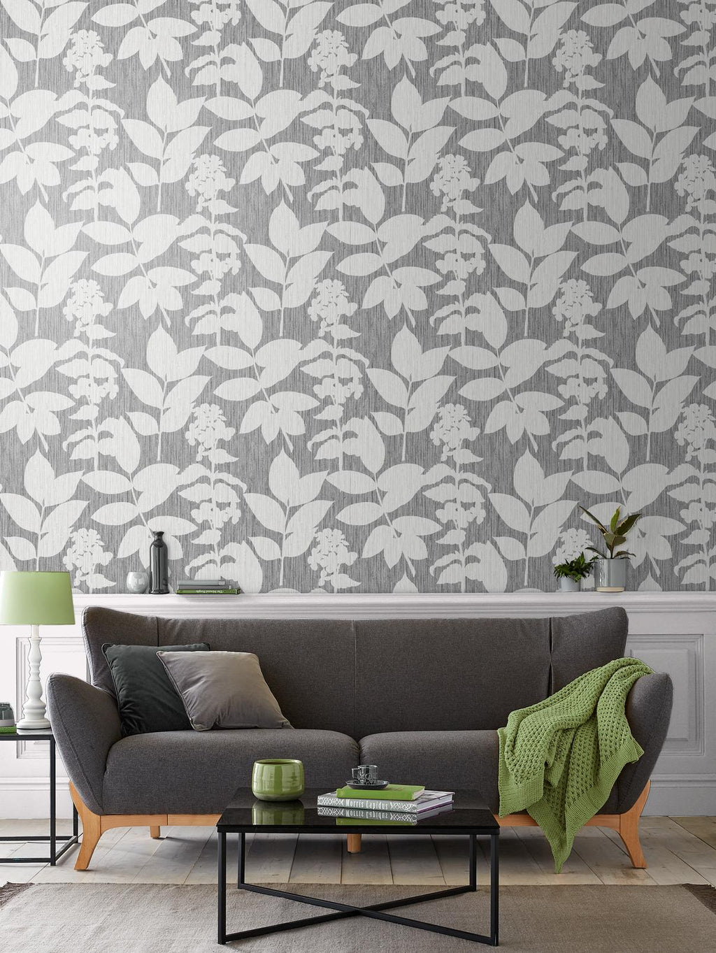 Aspen Grey Wallpaper