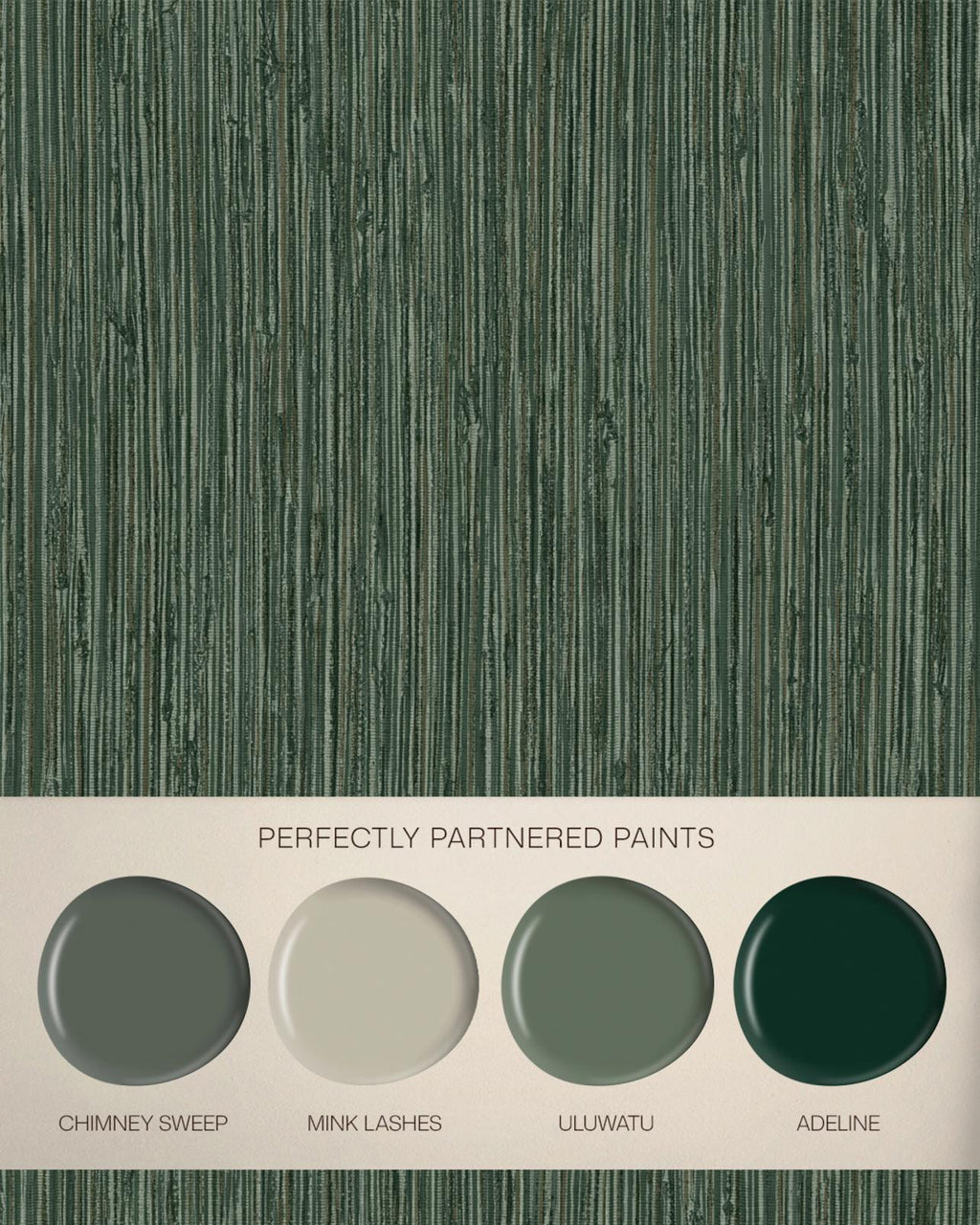 Grasscloth Texture Pine Wallpaper