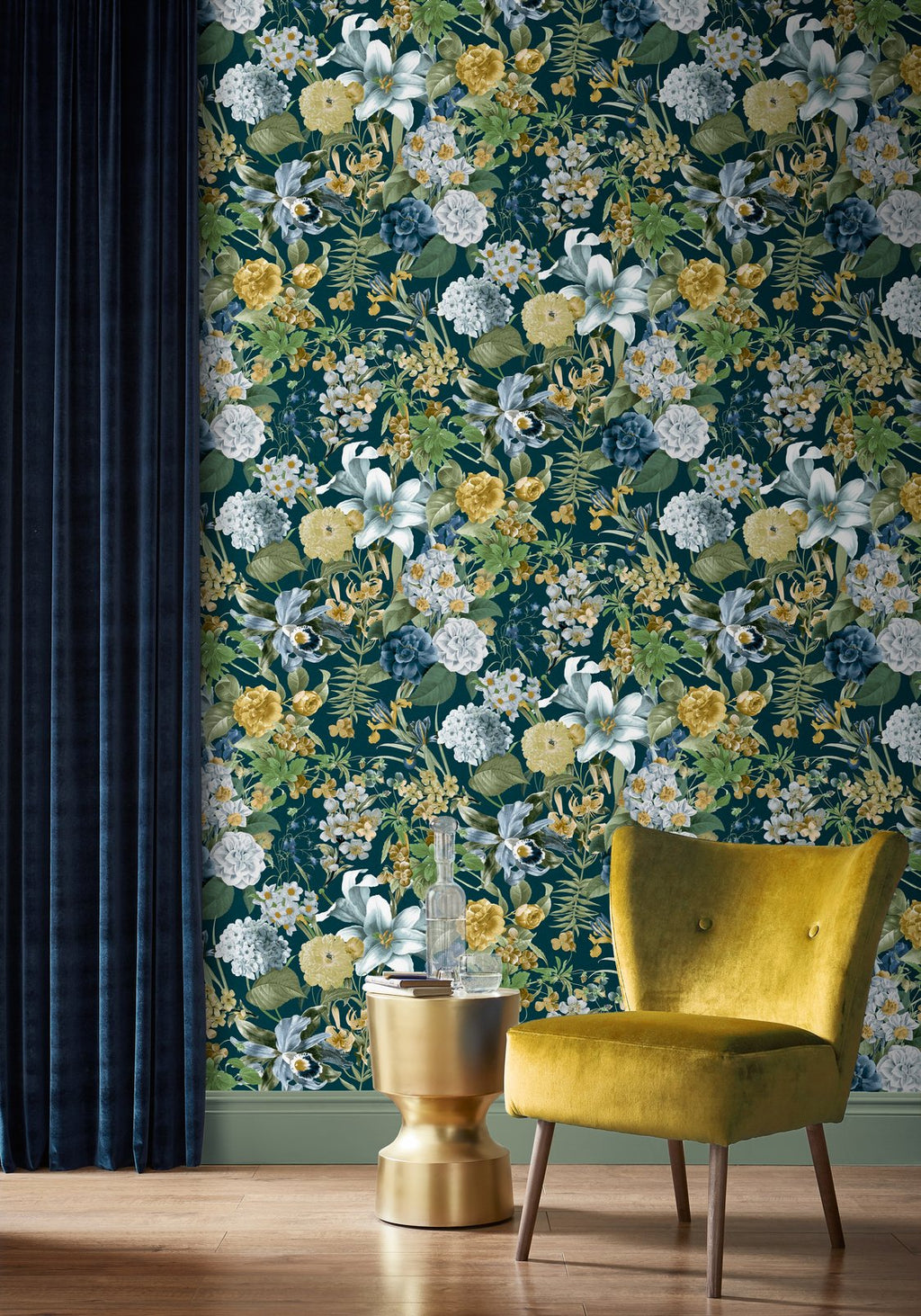 Glasshouse Flora Wallpaper