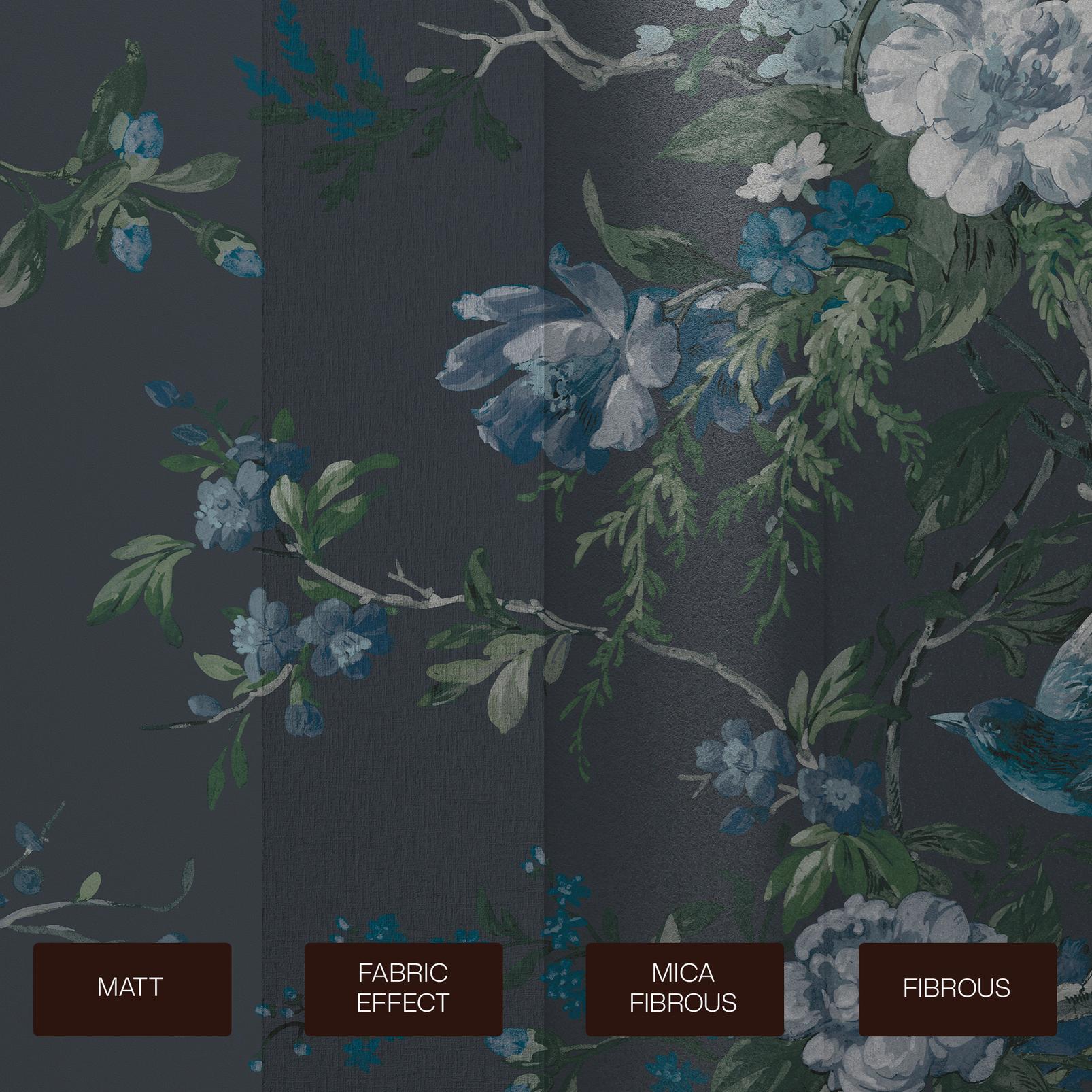Venetian Floral Midnight Bespoke Mural
