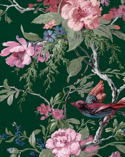 Venetian Floral Verde Bespoke Mural