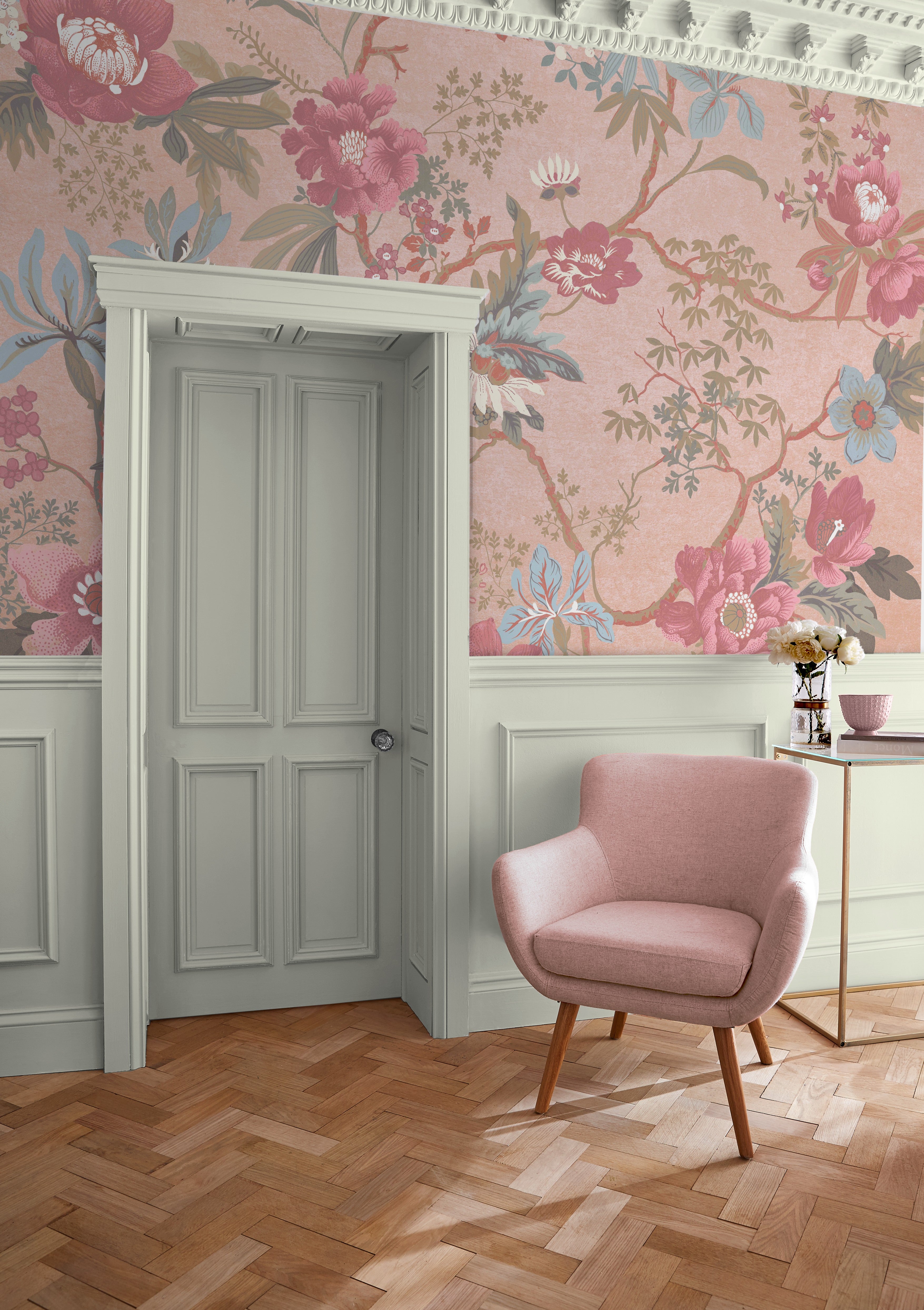 Kimono Blush Bespoke Mural