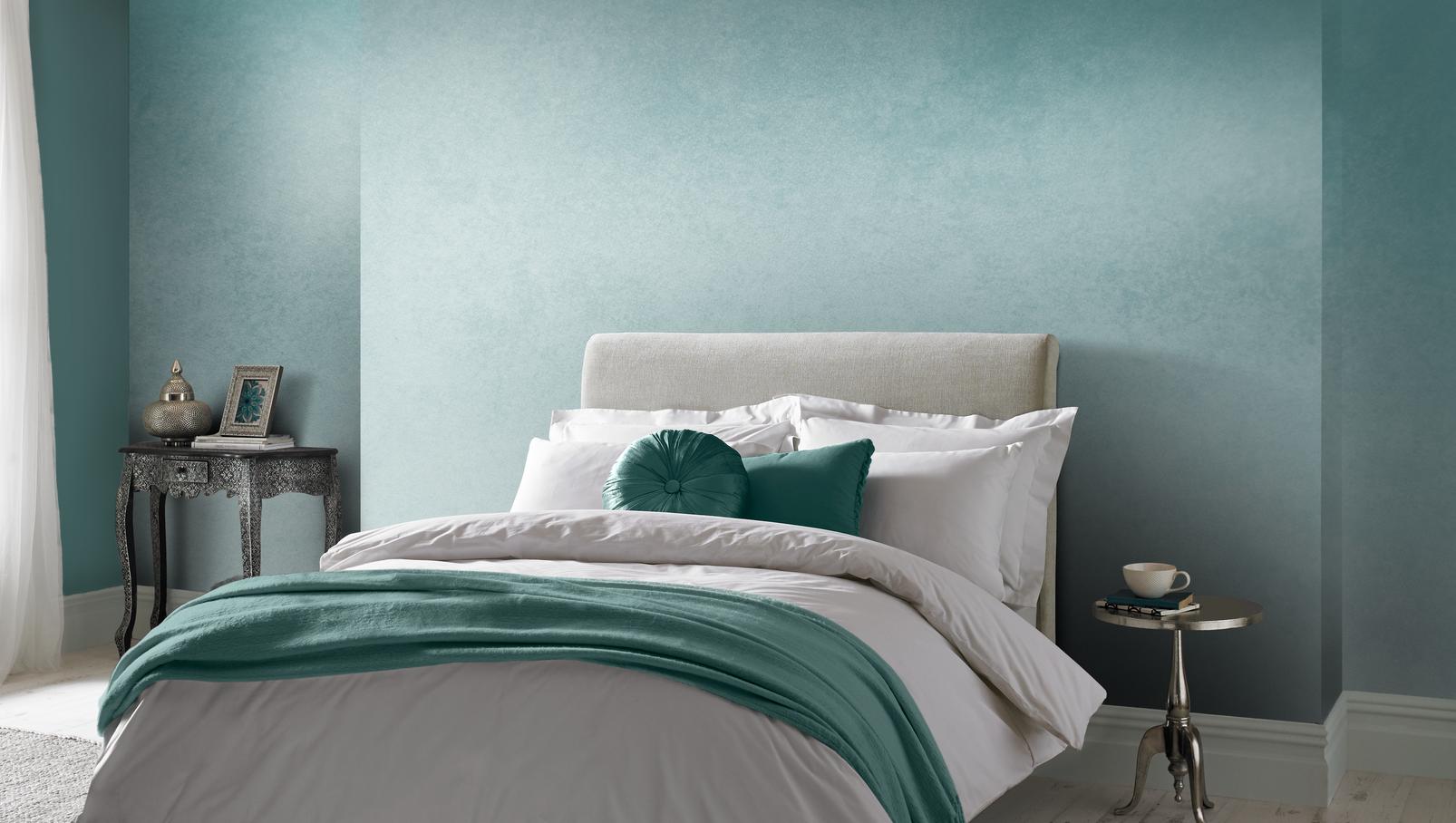 Ink Duck Egg Ombre Bespoke Mural