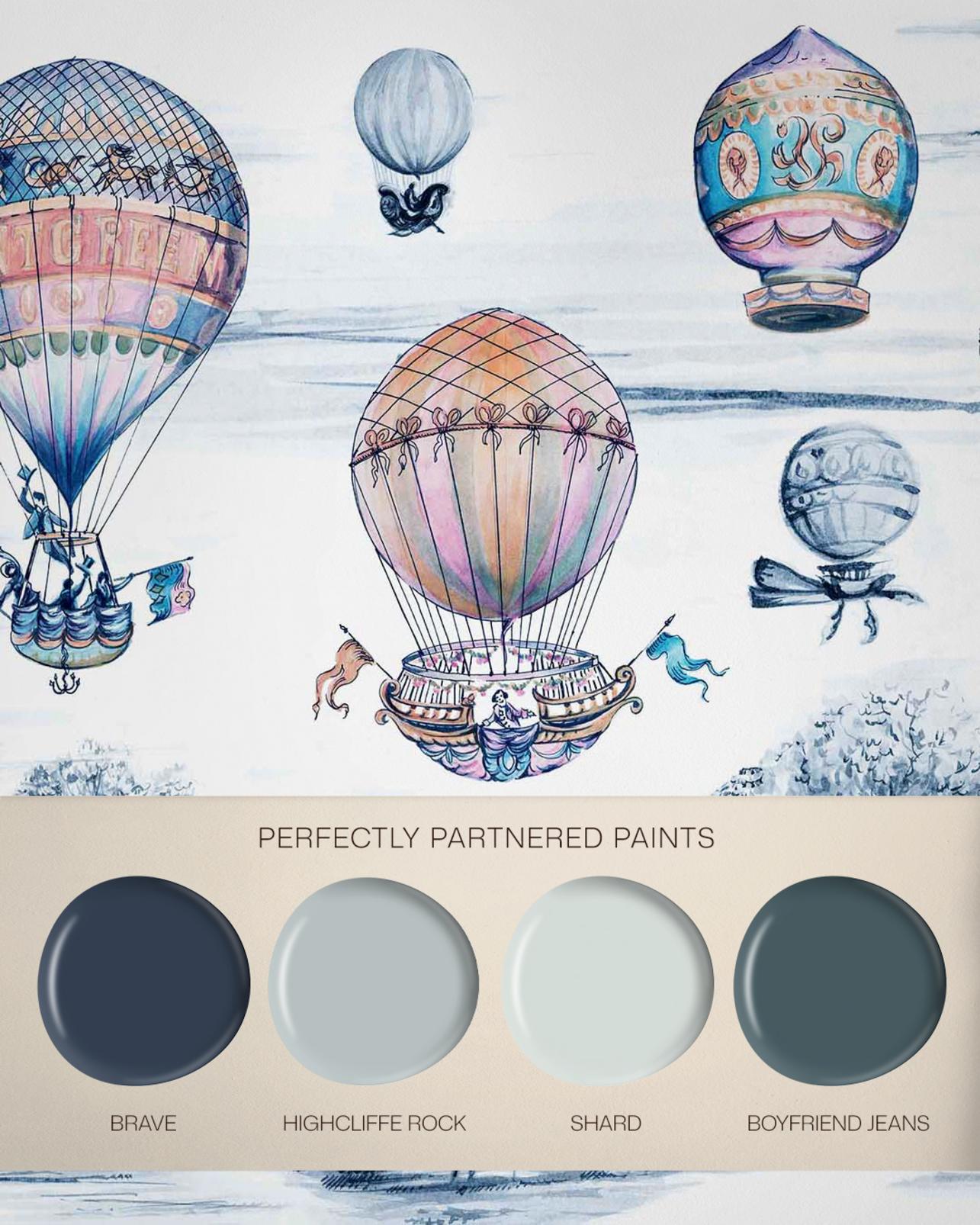 Deep Sky Balloon Race Bespoke Mural