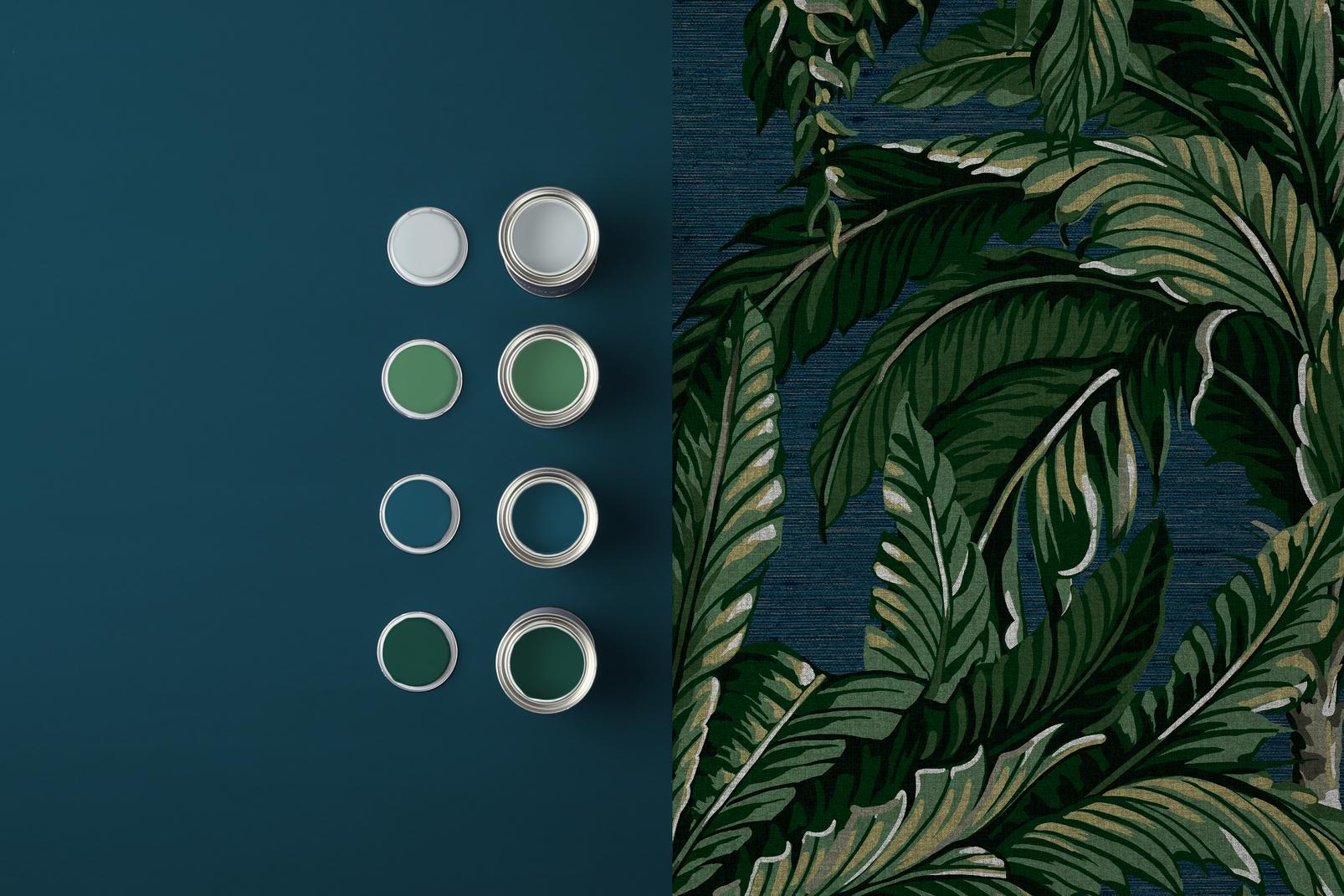 Daintree Palm Midnight Wallpaper