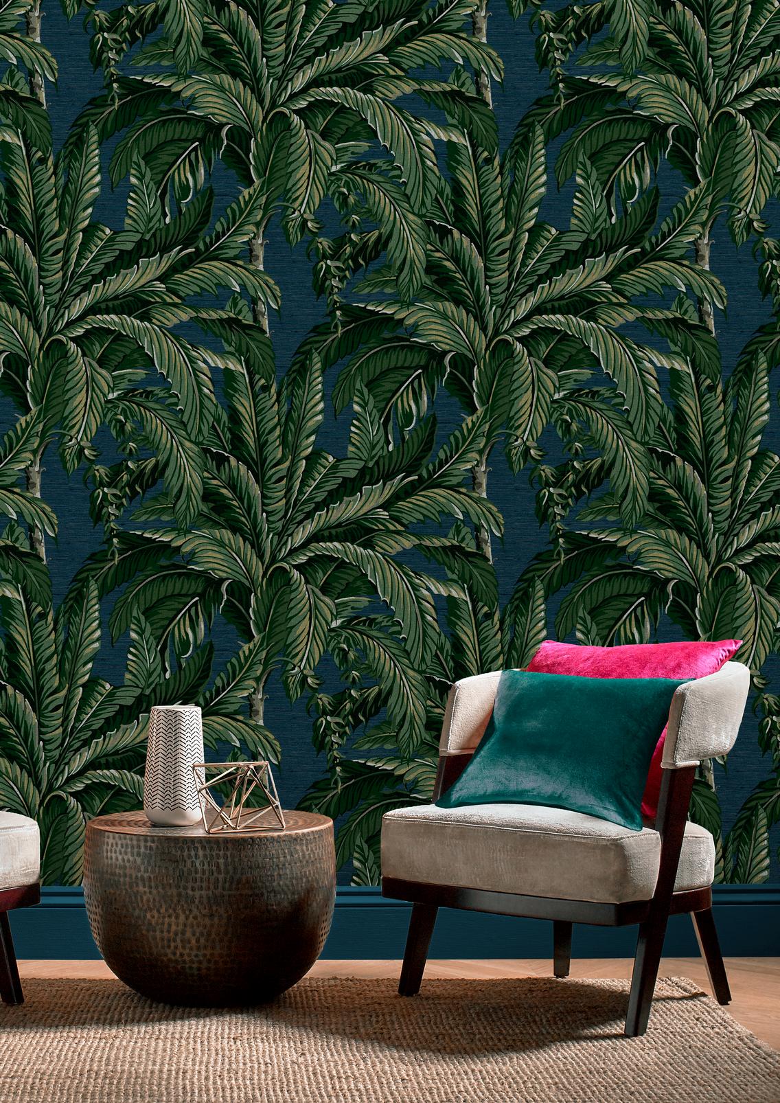 Daintree Palm Midnight Wallpaper