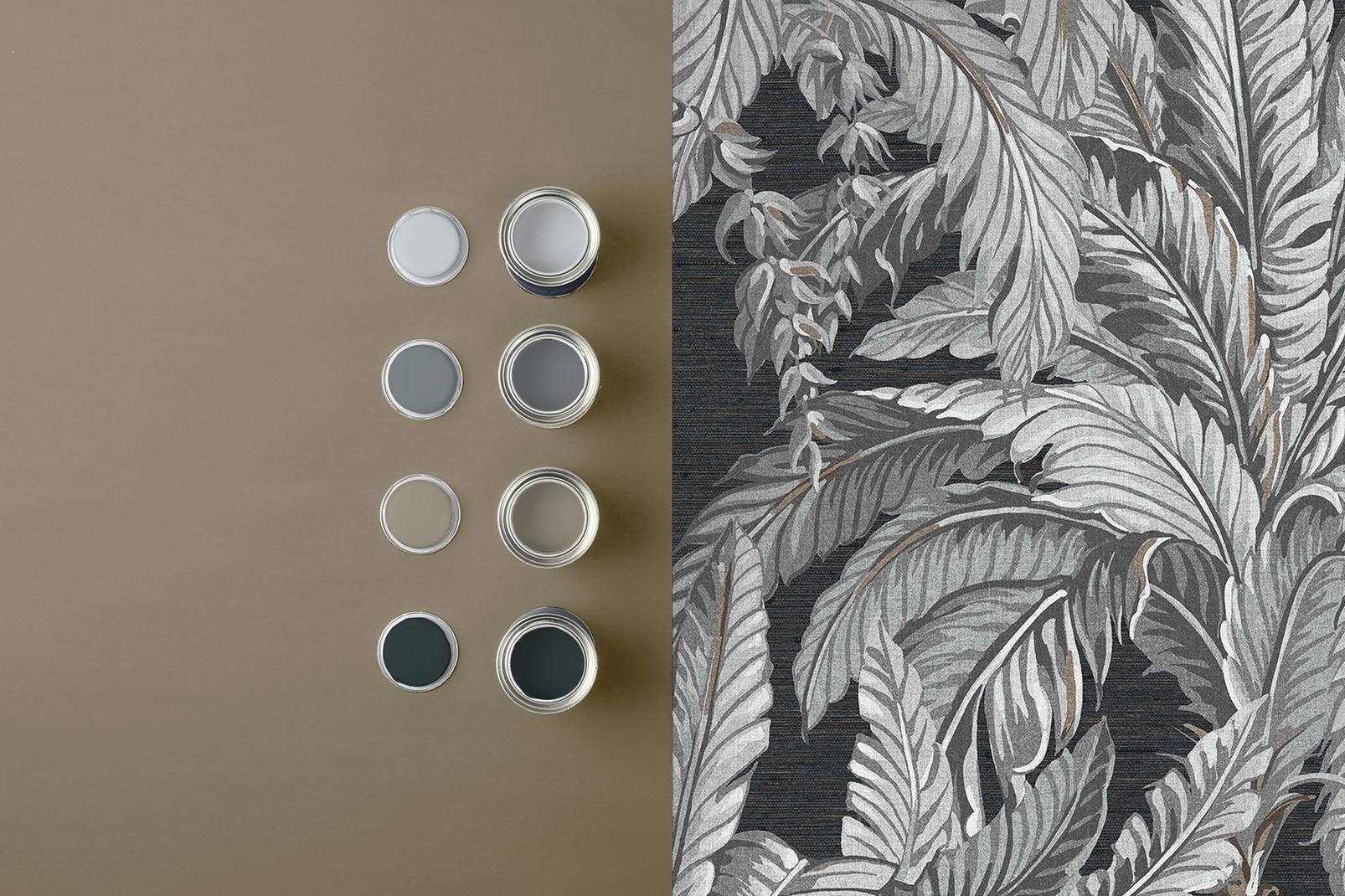 Daintree Palm Sterling Wallpaper