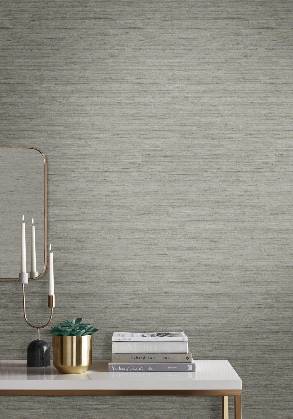 Silk Texture Ecru Wallpaper