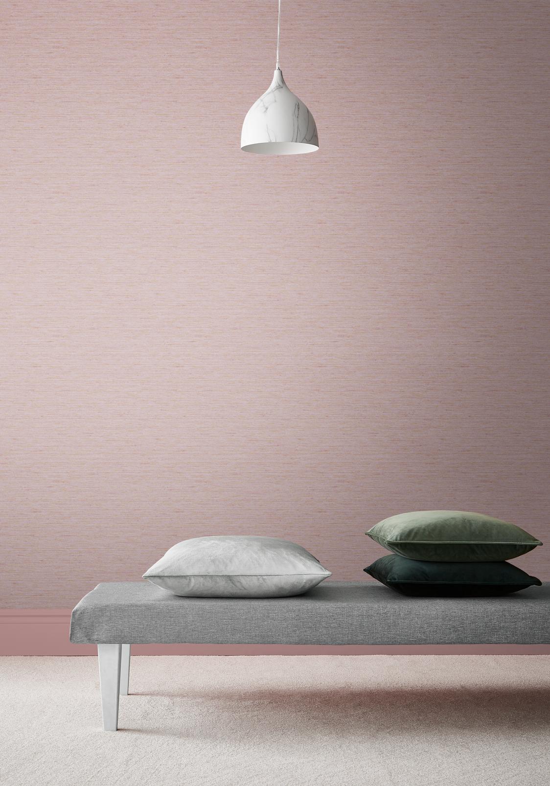 Silk Texture Blush Wallpaper