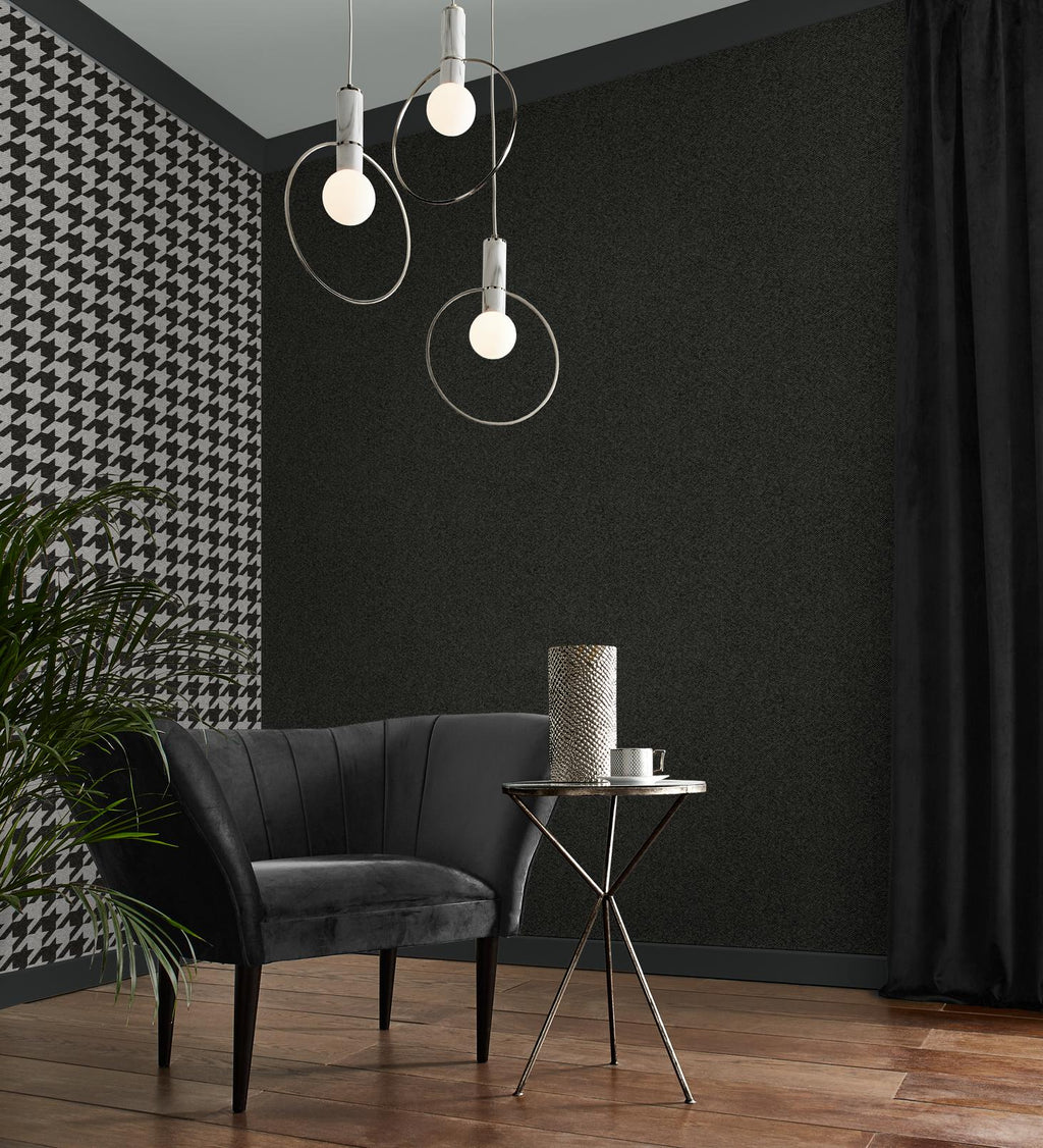 Christian Texture Charcoal Wallpaper