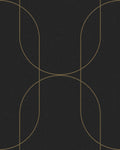 Palais Black & Gold Wallpaper
