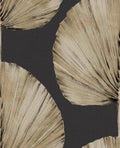 Palm Fan Charcoal Wallpaper