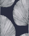 Palm Fan Navy Wallpaper