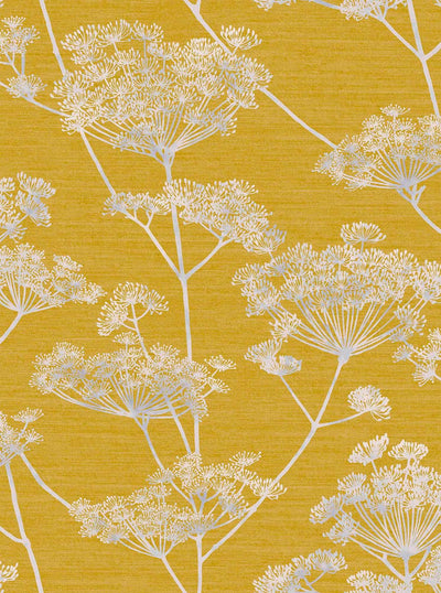 Hortus Mustard Wallpaper