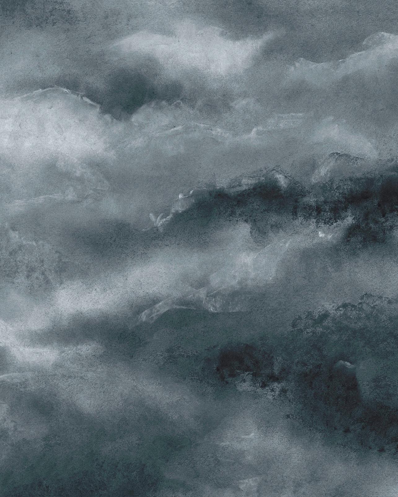 Vintage Cloud Midnight Bespoke Mural