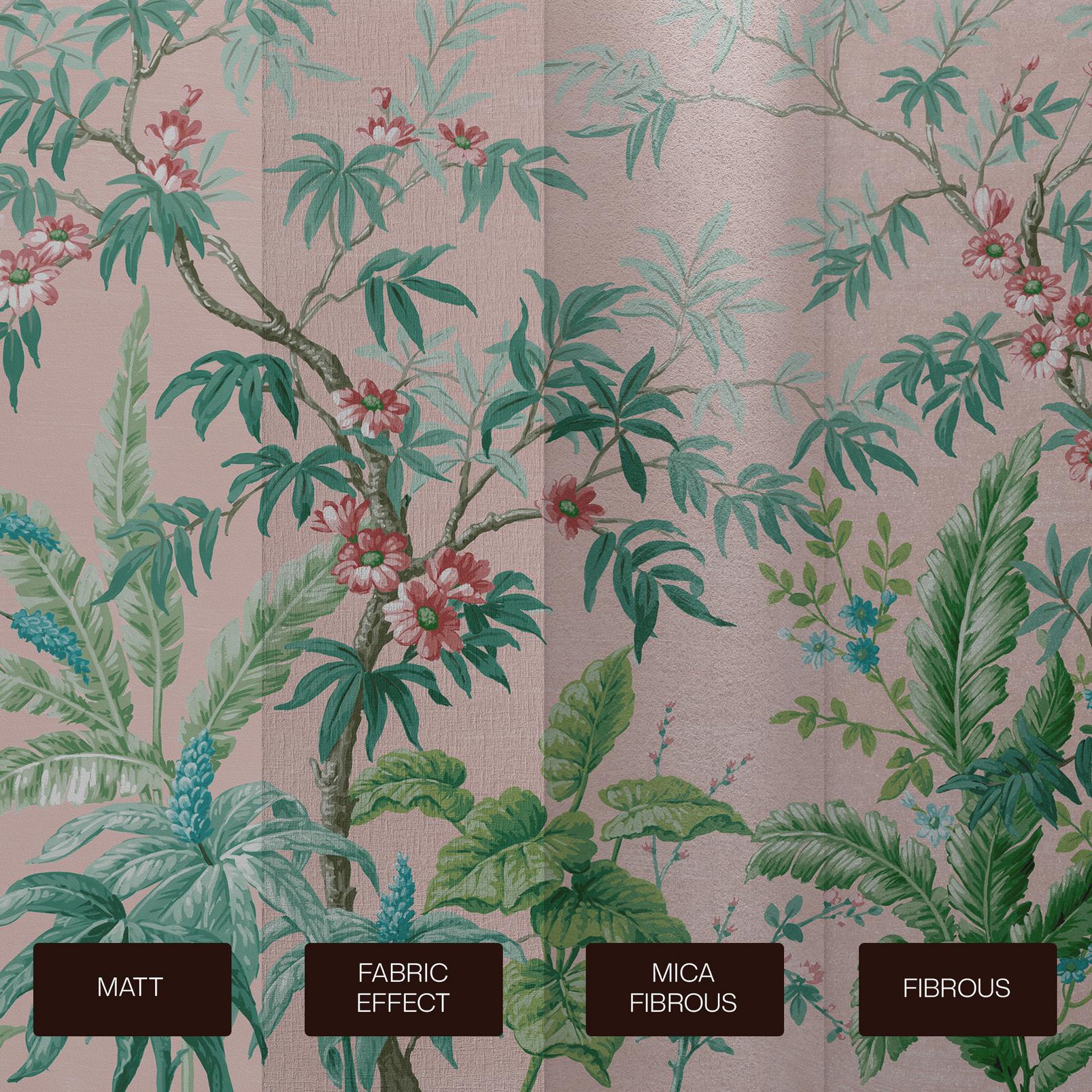 Vintage Tropical Blush Bespoke Mural