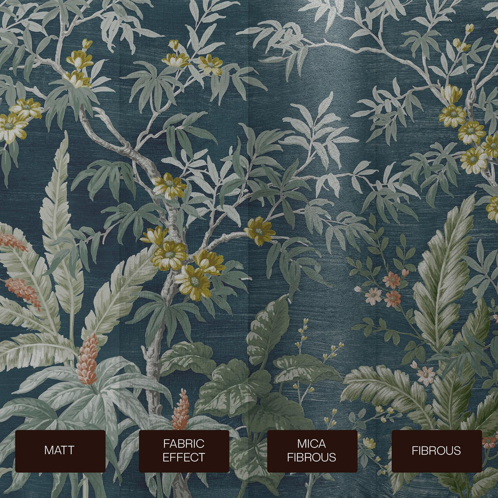 Vintage Tropical Night Bespoke Mural