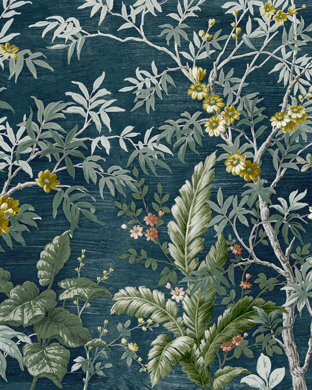 Vintage Tropical Night Bespoke Mural