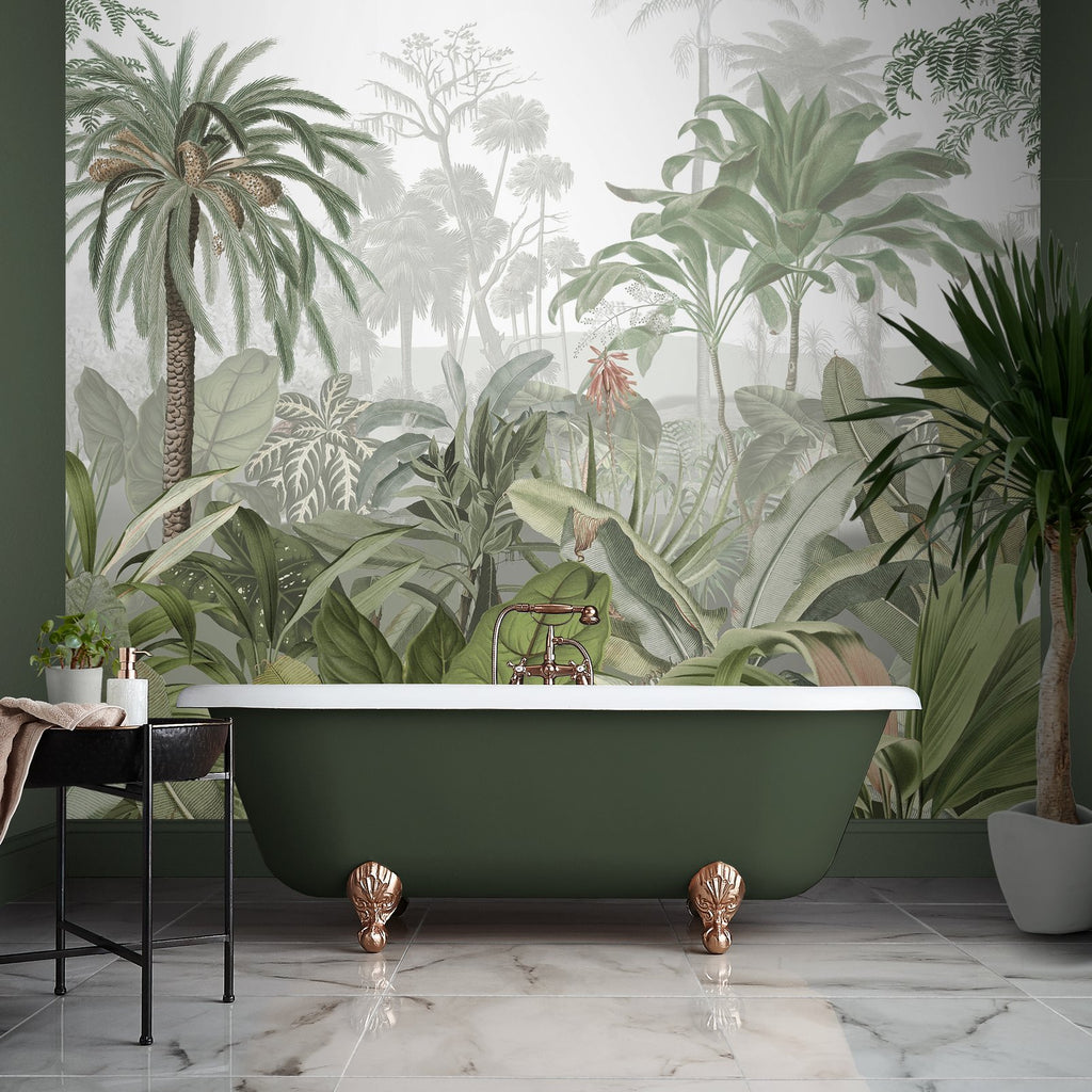 Paradise Jungle Palm Bespoke Mural