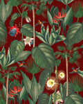 Botanique Jungle Rouge Bespoke Mural
