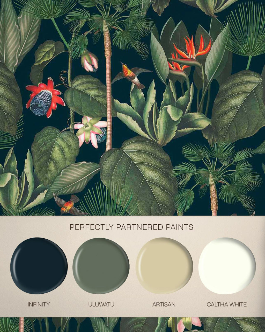 Botanique Jungle Dawn Bespoke Mural