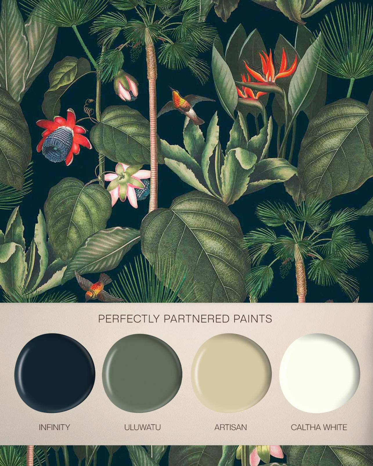 Botanique Jungle Dawn Bespoke Mural