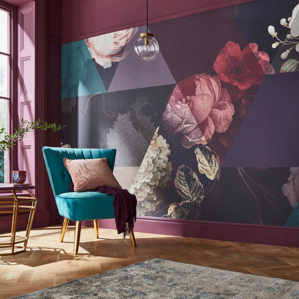 Timepiece Amethyst Bespoke Mural