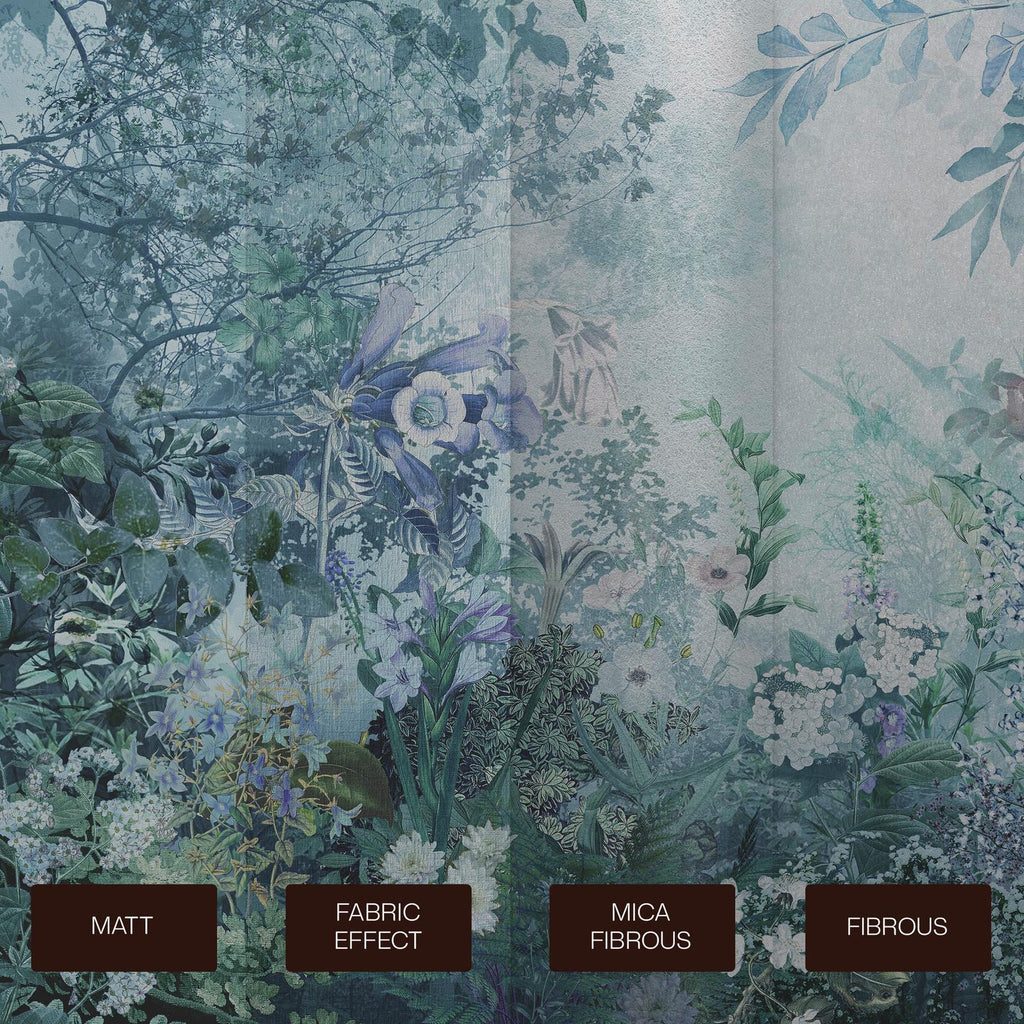 Fantasy Floral Twilight Bespoke Mural
