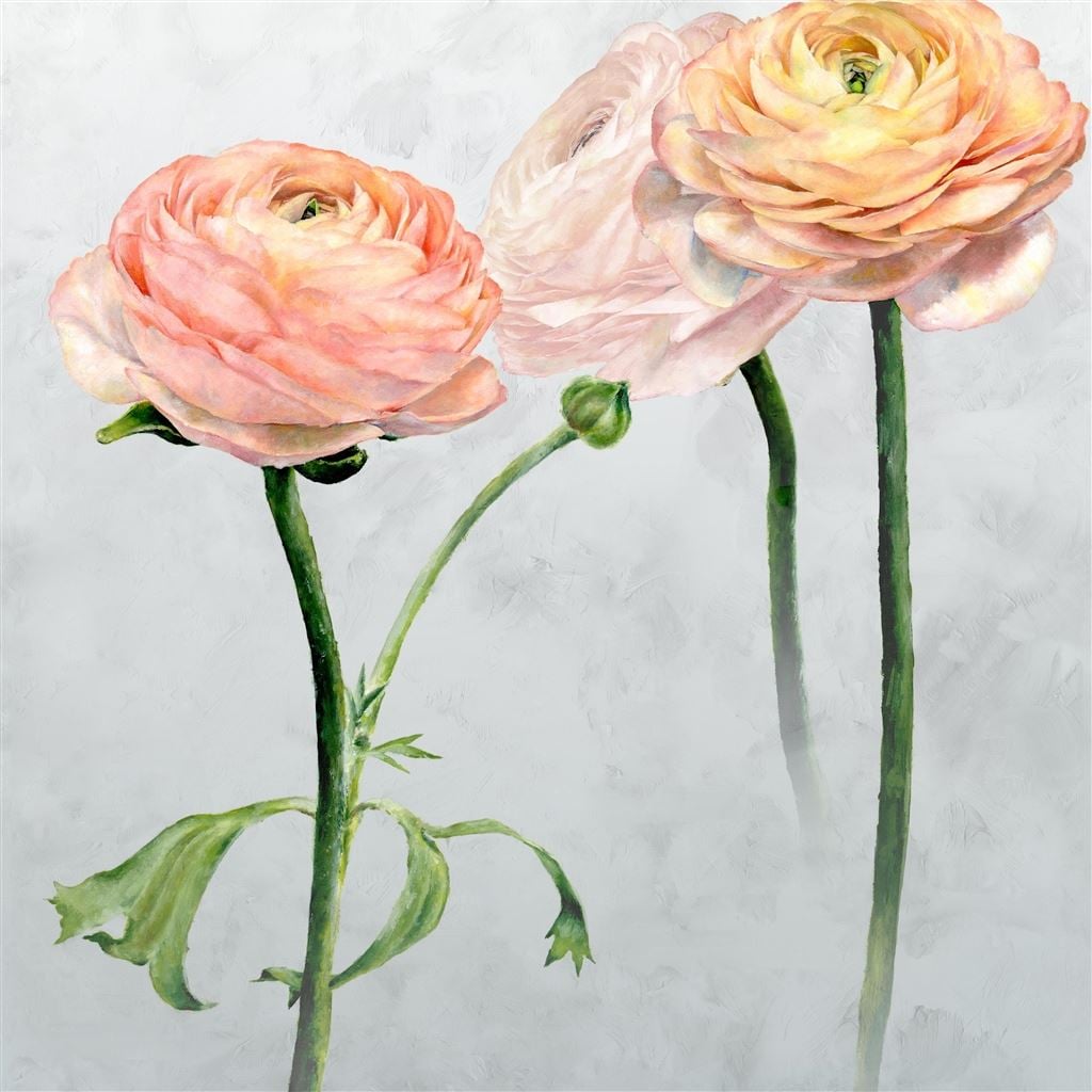 Tourangelle Scene 1 Peony (Scenes and Murals)