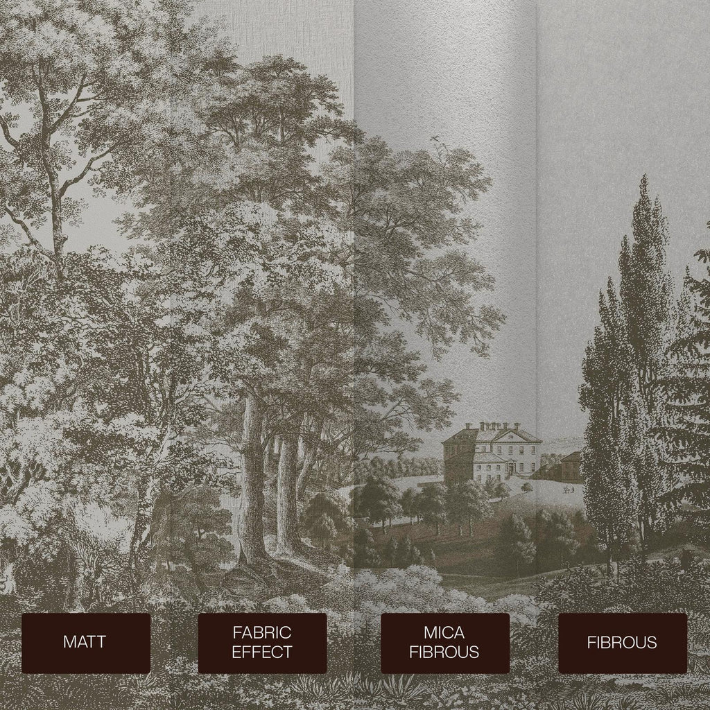 Stately Manor Sepia Bespoke Mural