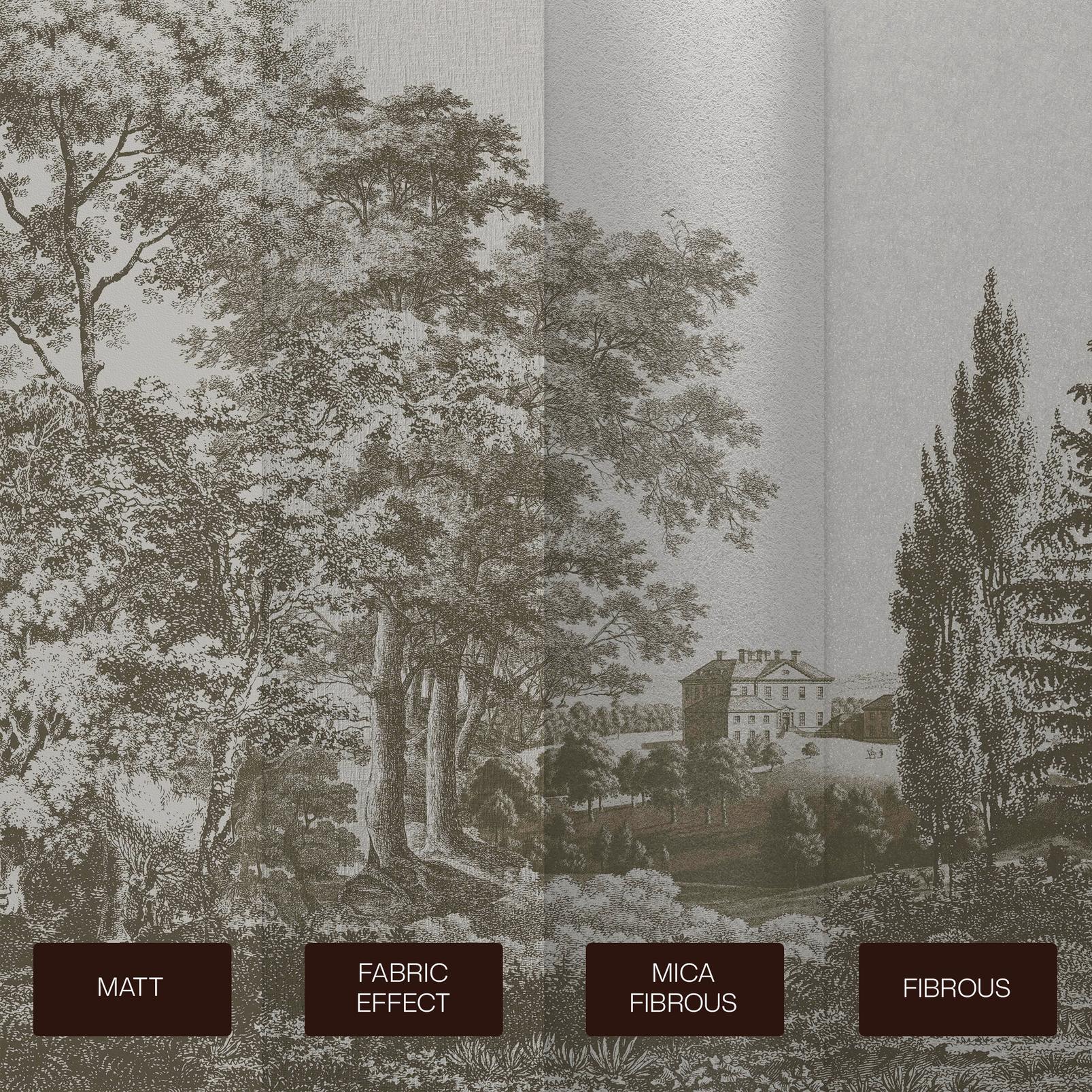 Stately Manor Sepia Bespoke Mural