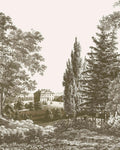 Stately Manor Sepia Bespoke Mural