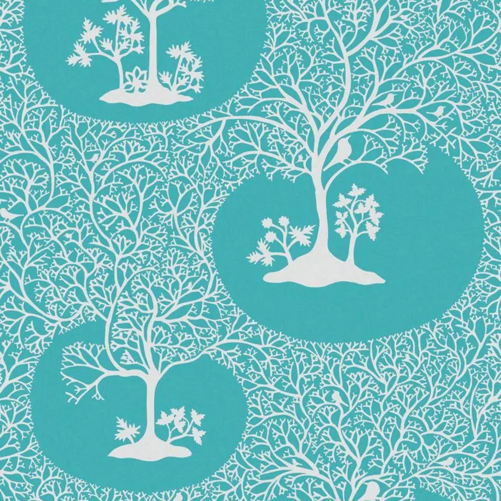Magical Forest Azure Wallpaper