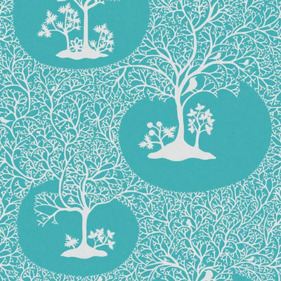 Magical Forest Azure Wallpaper