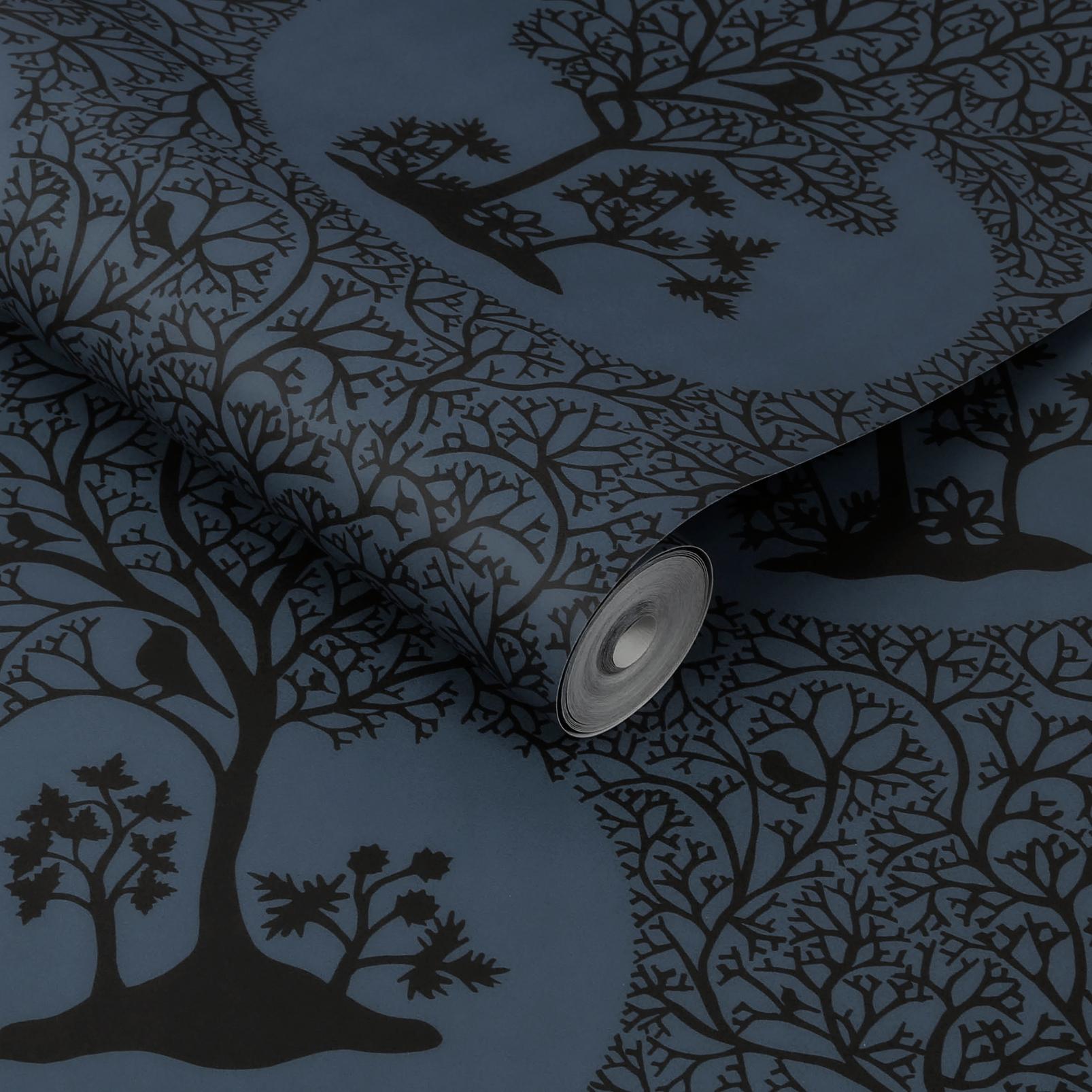 Magical Forest Midnight Wallpaper