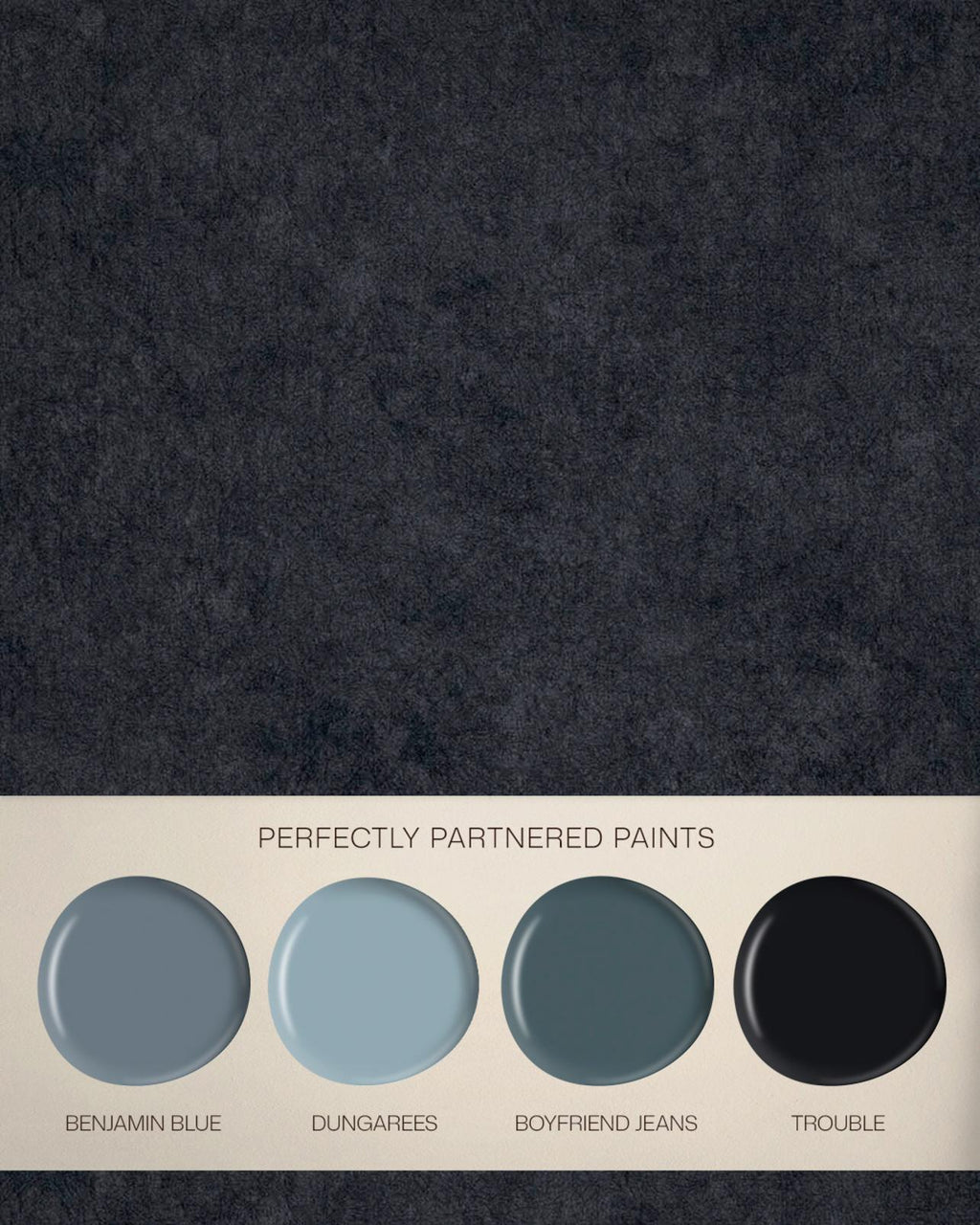 Midnight Texture Plain Wallpaper