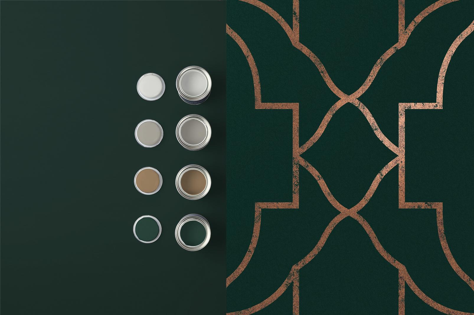Versailles Emerald Wallpaper