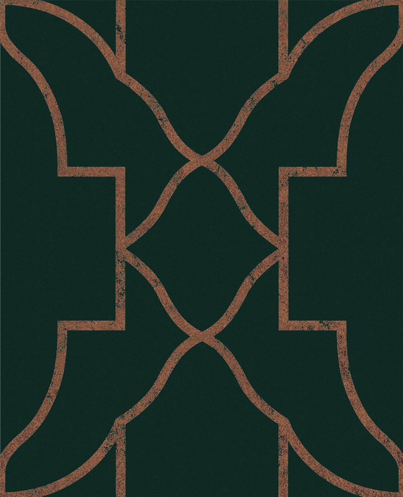 Versailles Emerald Wallpaper