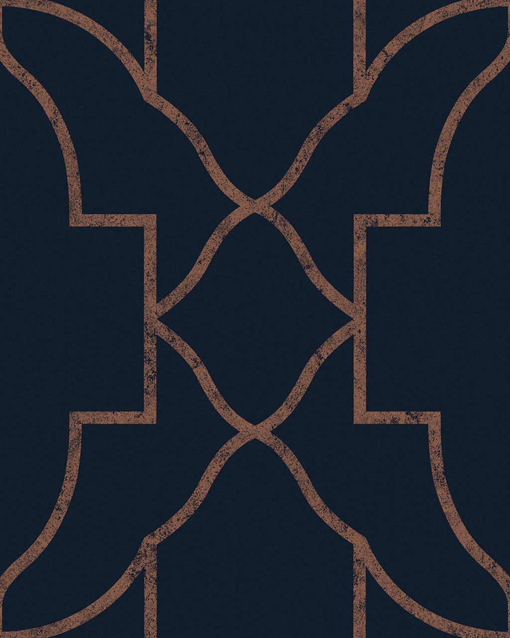 Versailles Navy Wallpaper