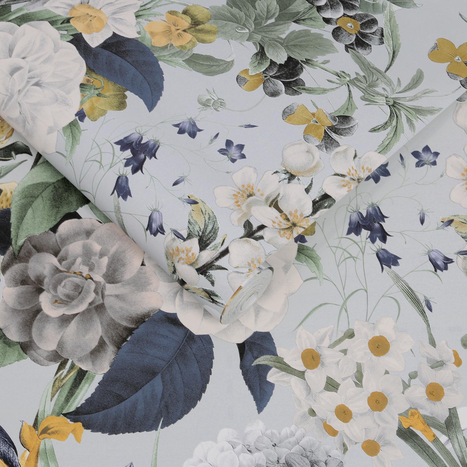 Glasshouse Flora Sky Wallpaper