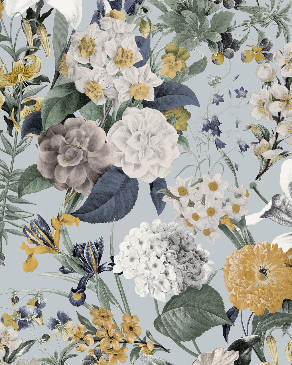Glasshouse Flora Sky Wallpaper