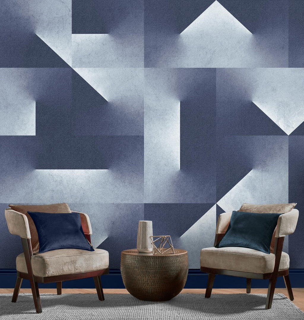 Capture Blue Bespoke Mural