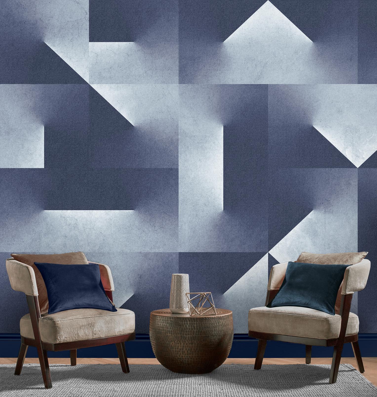 Capture Blue Bespoke Mural