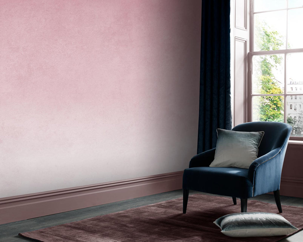 Ink Blush Ombre Bespoke Mural