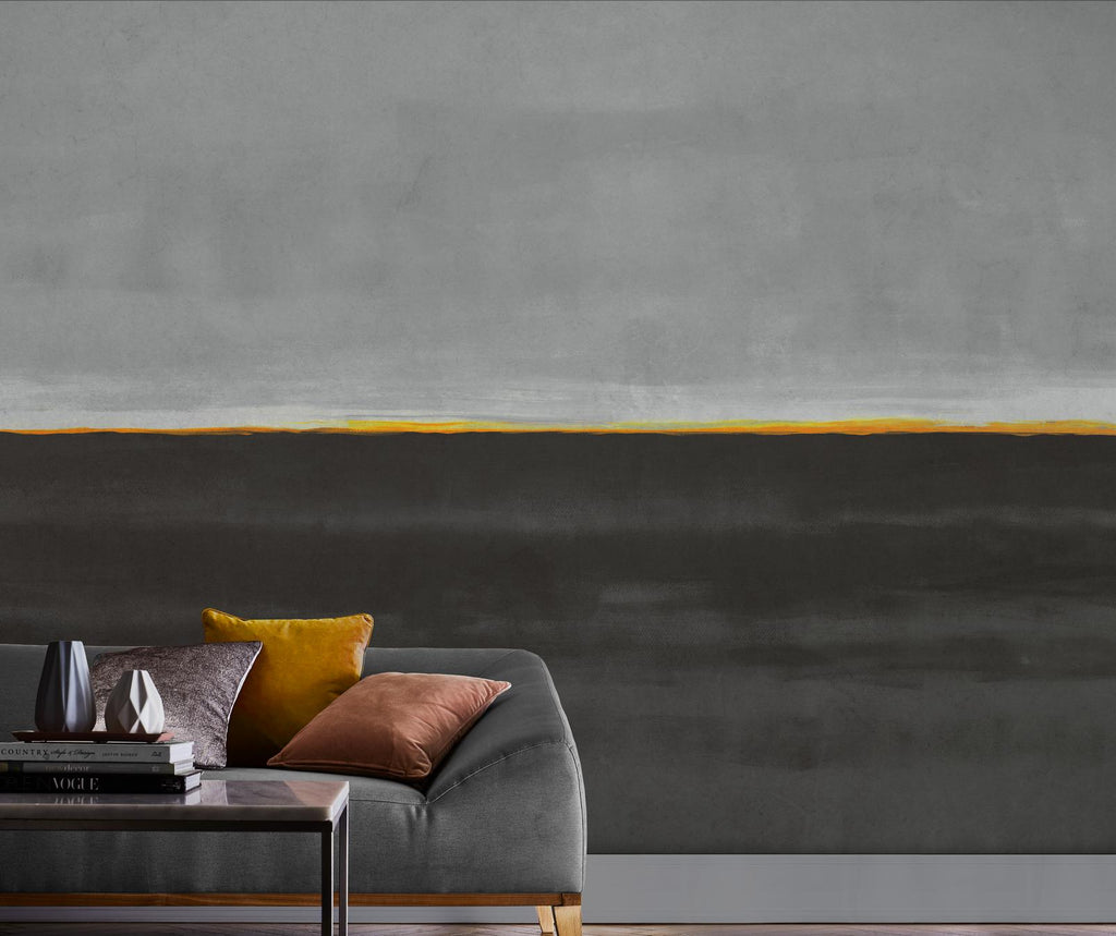 The Horizon Grey Bespoke Mural