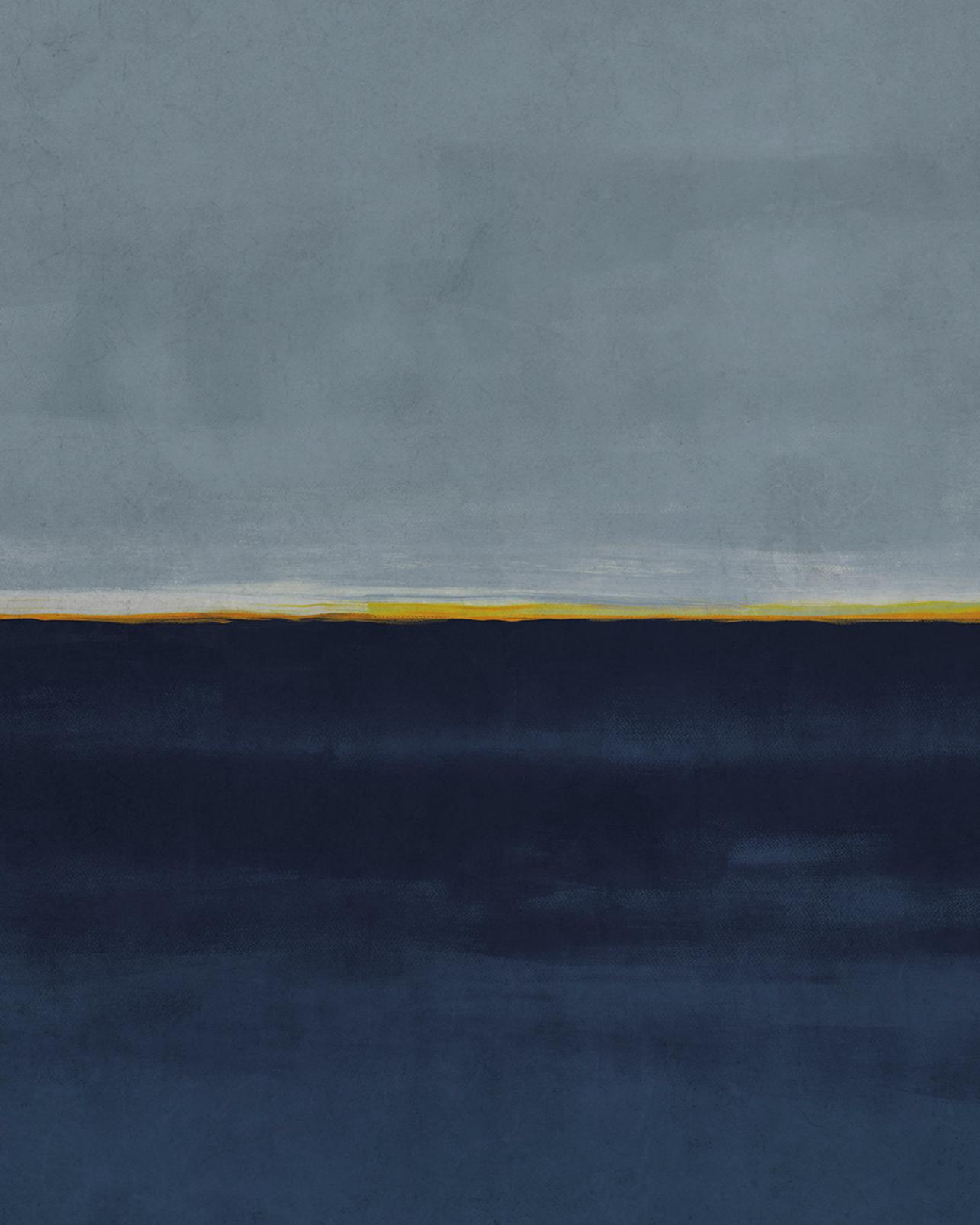 The Horizon Blue Bespoke Mural