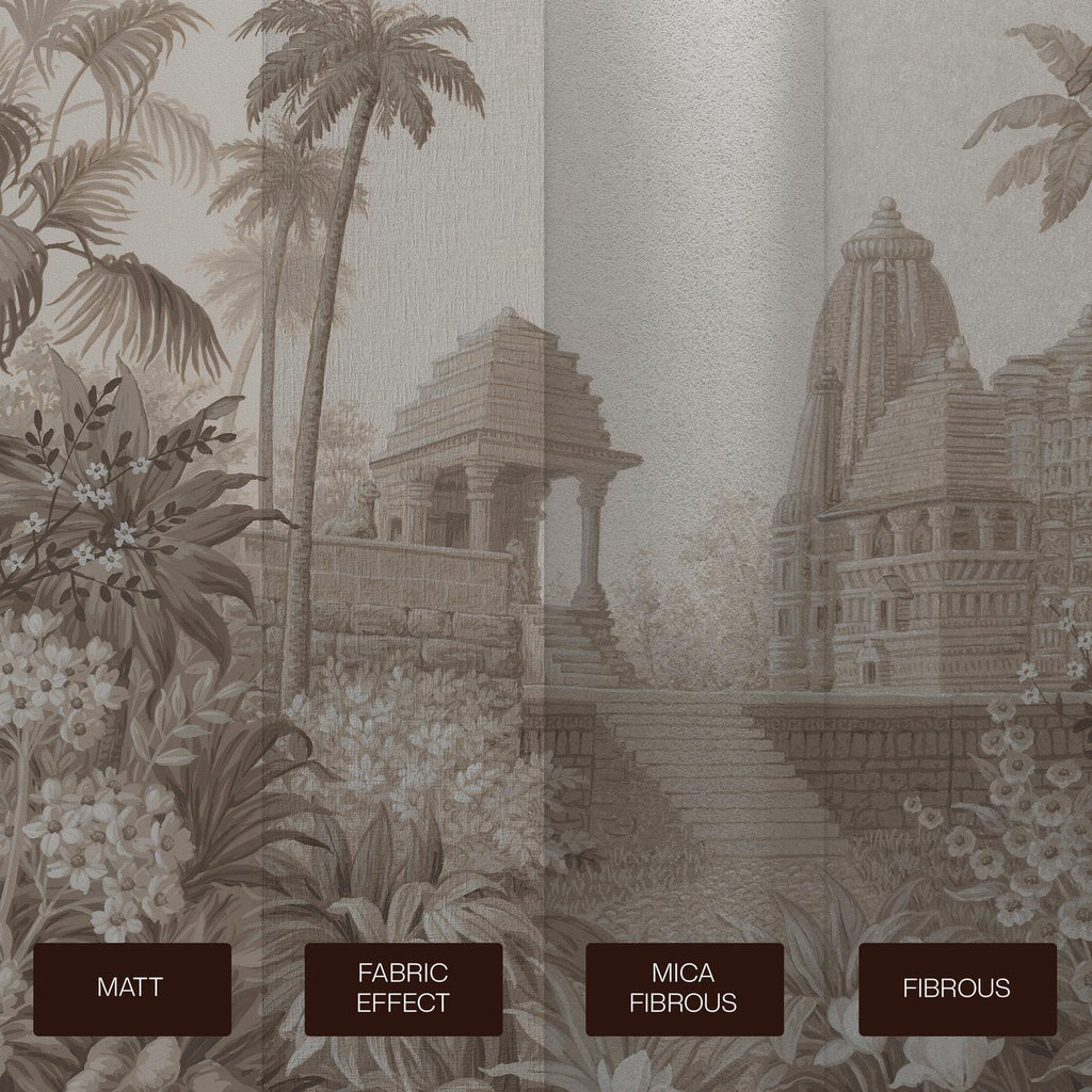 Temple Taupe Bespoke Mural