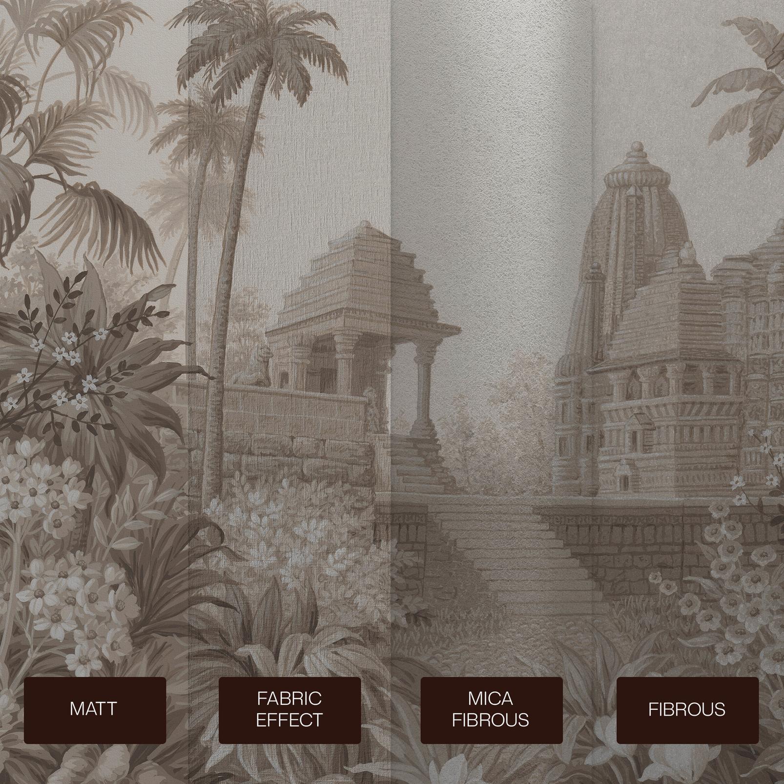Temple Taupe Bespoke Mural